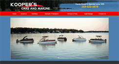Desktop Screenshot of kooperscarsmarine.com